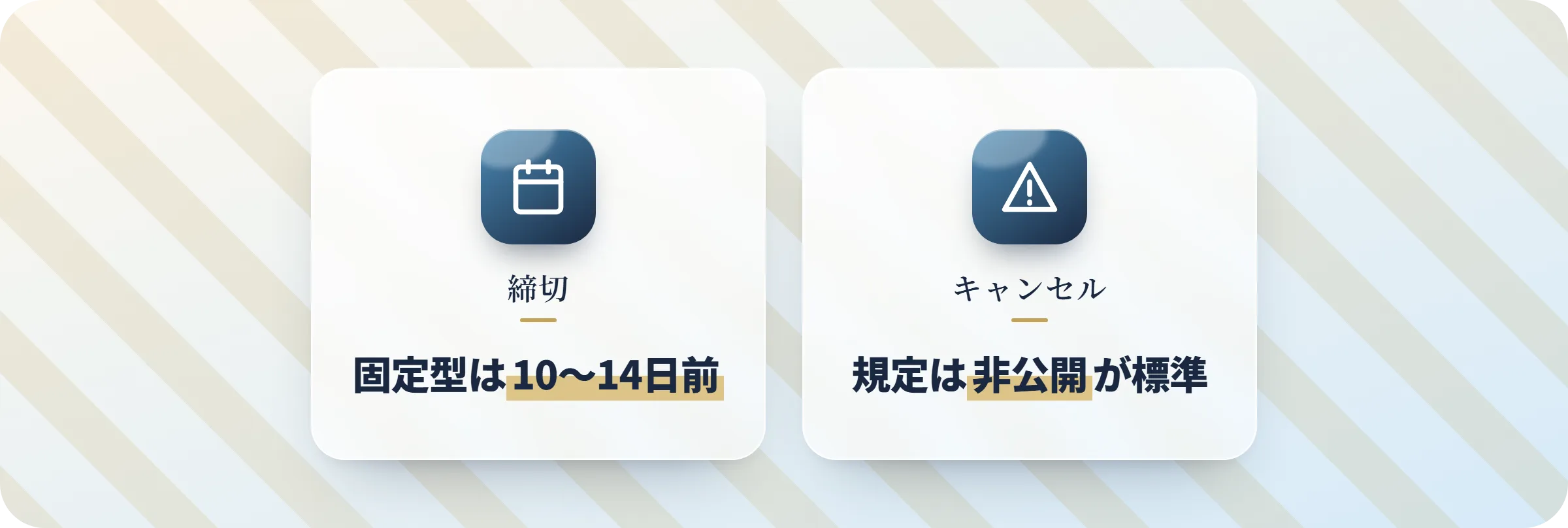 記念日代行の申し込み締切とキャンセル規定の違い