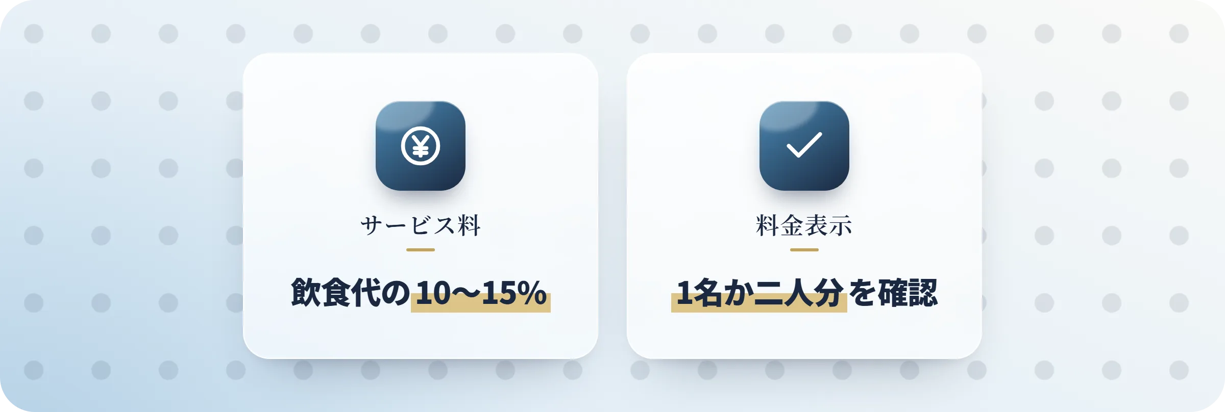 記念日ディナーの予算 サービス料と料金表示の要点